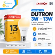 DUTRON LED Bulb SNI 3 Watt 5 Watt 7 Watt 9 Watt 13 Watt 3000K Warm White Yellow/