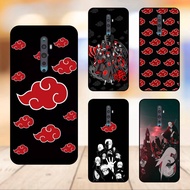 Oppo Reno 2F Black Bezel Phone Case Akatsuki Naruto