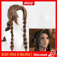 Freeman Final Fantasy VII Cosplay FF7 Aerith Gainsborough Wigs Cosplay Heat Resistant Synthetic Hair