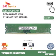 SK Hynix Desktop RAM DDR4 4/8/16GB  2133/2400/2666/3200Mhz 1.2V PC4 Memory RAM PC4-2400T