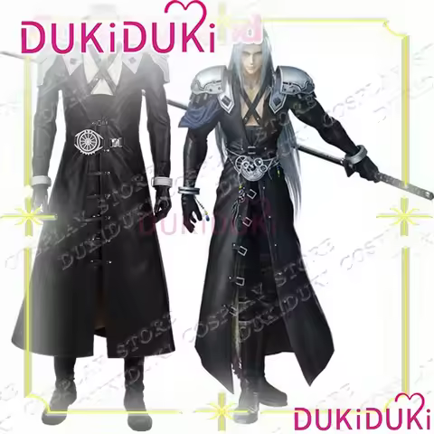 Game Cosplay FF 7 Remake Sephiroth Cosplay Costume Halloween Video Game Adult Costumes Sephiroth Out