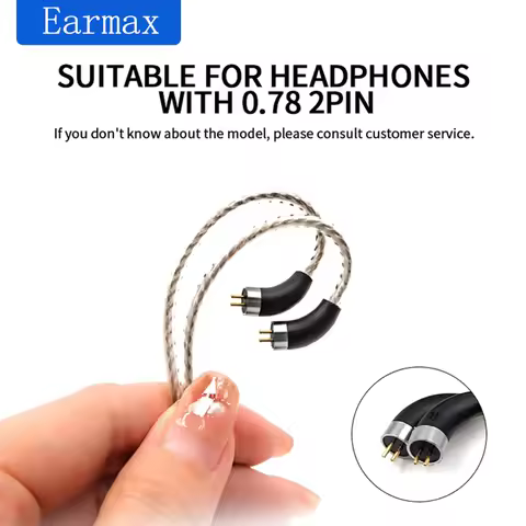 For BL-03 BL-05 BL-05S C10 C16 ZS6 ZS7 ZSA AS06 2 Pin 0.78mm Cable Earphones Cable 2.5 3.5 4.4mm Bal