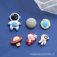 Cute Cartoon Astronaut Spaceship Moon Resin Patch diy Handmade Jewelry Earrings Keychain Accessories