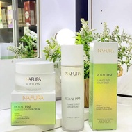 💥💯Original HQ💥Royal Pine Flawless Solution Cream, Duo Serum Toner By Nafura
