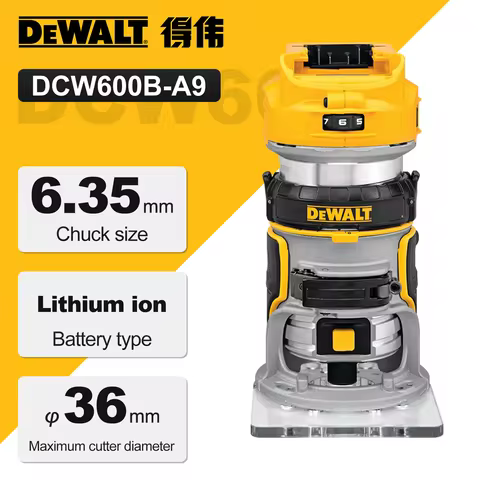 DeWalt DCW600B-A9 20V Lithium-Ion Brushless Edge Trimmer Bare Tool for Home Improvement And DIY Proj