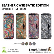 Ready JT Leather Case Batik Edition for IQOS ILUMAPRIME | Motif Batik (Include Wrap) Full Body Cover