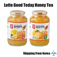 [Lotte] Good Today Honey Tea 1kg Korean Tea｜Lemon / Citron(Yuja)