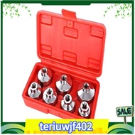 【●TI●】7 Pieces Oil Filter Socket Wrench 24mm to 38mm 3/8-Inch Drive Oil Filter Removal Socket Filter