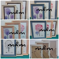 frame gambar Modern design 4R, 5R, 6R photo frame gambar bingkai kayu depan kaca