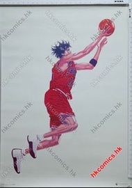 井上雄彥 作品 （男兒當入樽 巨型海報 Poster）(浪客行 灌籃高手SLAM DUNK Buzzer Beater 宇宙也入樽 作者 ）天下出版社 出品   (0485) （Inoue Takeh