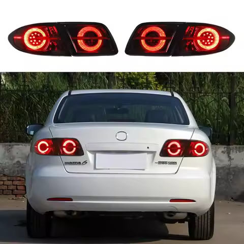 Exterior Taillight For Mazda 6 2003-2015 Taillights LED Running Lights Turn Signal Rear Parking Ligh