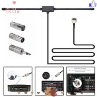 FKILLA Radio Antenna, Universal 75Ohm FM Dipole Aerial, Portable Stereo Plug Play Aerial Connector H