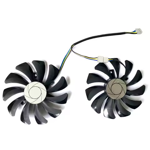 Cooling Fan 2pcs P106 GTX 1060 GPU VGA cooler For MSI GeForce GTX1060 GTX-1060-6GT-OC INNO3D GTX 106