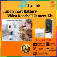 TP - LINK Tapo D230S1 Smart Battery 5MP Video Doorbell With Full-Color Night Vision