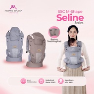 Moms Baby SSC M-Shape 3 in 1 Seline Series Ergonomic Baby Carrier 4kg to 20kg