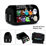 Among Us Big Capacity Pencil Case Children Kids Stationery Bag Holder