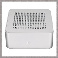(VCBZ) Aluminum Chassis Small Desktop Computer Case PSU HTPC Mini-ITX PC Case 2 USB 3.0 Ports
