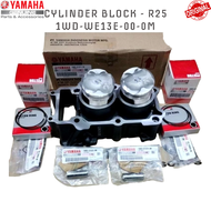 YAMAHA CYLINDER BLOCK SET R25 1WD-WE13E-00-0M BLOK PISTON & RINGS STANDARD 100% ORIGINAL