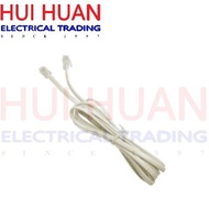 Telephone line Extension Cable 4.5M  15FT PIN TO PIN TEL WIRE