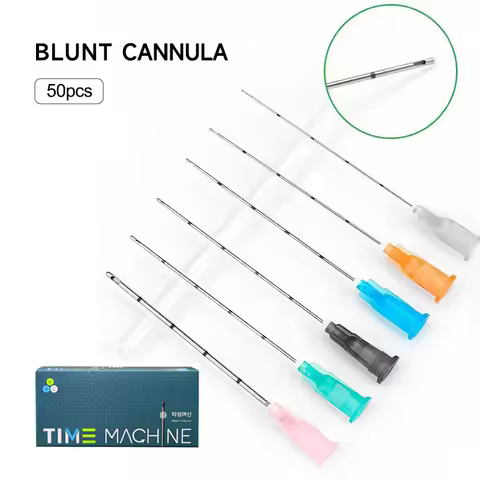 Micro Cannula 16G 18G 14G 100MM 22G 50MM 21G 70MM 25G 70MM Blunt Tip Needle Cannula For Beauty Fille