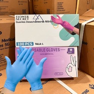 Nitrile Guantine Gloves 100pcs Nitrile Gloves