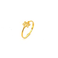 POH KONG 916/22K Gold Ruyi Knot Ring