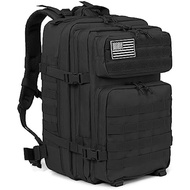 QT&QY 45L Military Tactical Backpacks Molle Army Assault Pack 3 Day Bug Out Bag Hiking Treeking Ruck