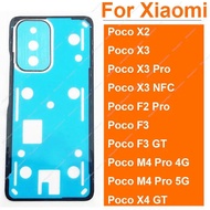 Rear Battery Housing Door Cover Adhesive Glue For Xiaomi POCO X2 X3 X3Pro NFC M4 F2 Pro F3 X4 GT Bac