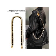 New Suitable for Chanel 22bag Diamond Chain Tote Bag Pearl Decorative Chain Chain Bag Strap Crossbod