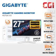 Gigabyte 27" M27QA Ice SuperSpeed IPS QHD HDR400 Freesync Adaptive Sync 180Hz 1ms Ergonomic Gaming M