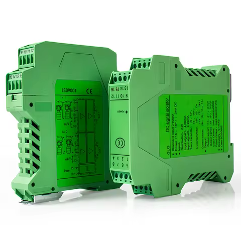 4-20mA to 0-10V DC Signal Isolator 0-10mA 0-20mA to 0-10V 0-5V 1-5V Analog Signal Isolator 1 In 1 Ou