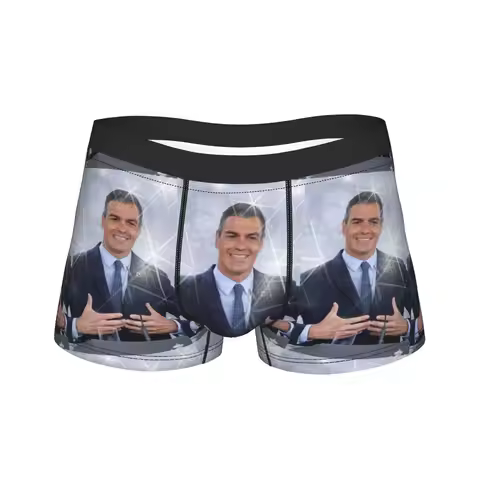 Pedro Sanchez Boxershorts Pouch Underwear Quality Customs Shorts Briefs Novelty Men Panties Big Size