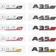 For 2017-2025 A45S A35S CLA45S A45 A35 CLA45 Emblem Rear Trunk Tailgate Letter Nameplate Decal Badge