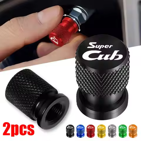 New 1 Pair For Honda Super CUB C70 90 110 C125 Motorcycle Accessories Tire Valve Air Port Stem Cover