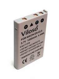 Viloso EN-EL5 Li-ion Battery Rechargeable for Nikon Coolpix 3700 4200 5200 5900 7900 S10 P3 P4 P500 P1000 P5100 P6000