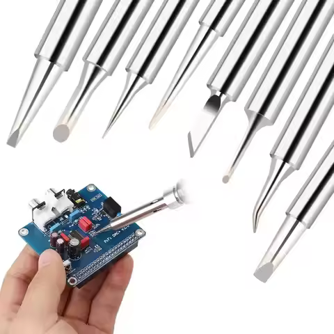 5packs 900M-T K/SK/B/I/IS/1C/2C/3C/4C/2.4D/3.2D Series Soldering Iron Tips Soldering Tool Accessorie