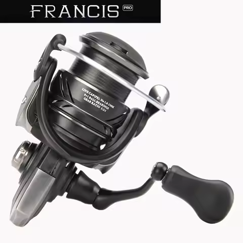 TSURINOYA FRANCIS FS PRO Spinning Fishing Reel 800S 1000 C2000S 2500S 3000M 5.2:1 Shallow Spool Vers