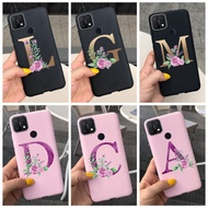 Casing Soft Case Silikon Tpu Motif Tulisan Inisial Untuk Oppo A15 /