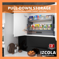 Bakul Penyimpanan Pull Down Storage Elevator dengan Soft Close (Saiz Kabinet Ideal 800MM) / PENYIMPA