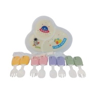 CHILDREN'S DINNER PLATE SET/CHILDREN'S PLATE AND SPOON FORK/TODDLER'S EATING UTENSILS