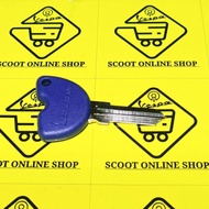 Kunci Biru Vespa Matic / Kunci Duplikat / Blank Key Vespa Matic Original Piaggio