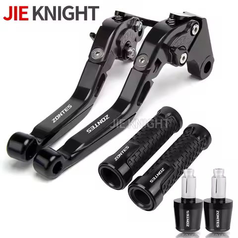 Moto adjustable Brake Clutch Lever Folding Handle Hand Grips Set For Zontes G1 125 ZT125 ZT125U ZT31