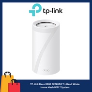 TP-Link Deco BE85 BE22000 Tri-Band Whole Home Mesh WiFi 7 System