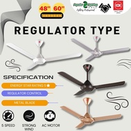 KDK K15VO / K12VO /F-M15AO Deka DR9 DR10 5 Speed Regulator Ceiling Fan 60" White Color/kipas siling Regulator warna puti