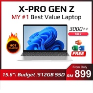 Brand New XPro Gen Z Laptop | Laptop for Student | 15.6 Inch | 512GB Storage | Budget Laptop | Malay