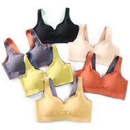 M.Collection B20 Bra Wanita Sport Tanpa Jahitan Pakain Dalam Wanita Bralette Push Up / ZERO FEEL BH