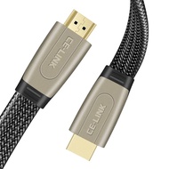 เฟลท HDMI สายเคเบิล2.0 4K 60Hz 10M 8M 0.5M.0สาย HDMI ARC HDMI HDR สำหรับ PS5 Xbox Series X PS4 Pro สวิตช์ NS