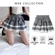 Chân Váy Nơ Ren Layer Xếp Tầng Form Xòe Tôn Dáng Cao Cấp - Thời Trang Nữ Xinh Xắn Đáng Yêu