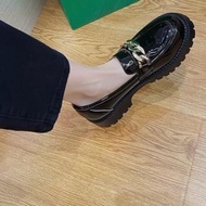 Rosty / Sepatu Loafers Wanita Slip On Kulit Terbaru / Sepatu Wanita Docmart Fuji Trend Korea Kasual 