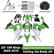 Motorcycle Fairings For Kawasaki ZX-10R Ninja 2008-2010 Shell Injection Mold Painted ABS Plastic Bod
